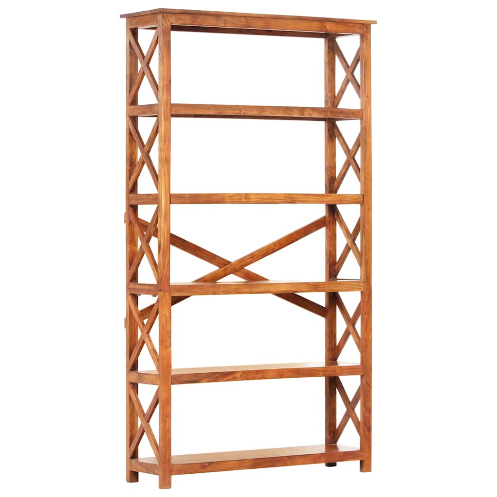 vidaXL Bookshelf 100x30x180 cm Solid Acacia Wood Honey Finish