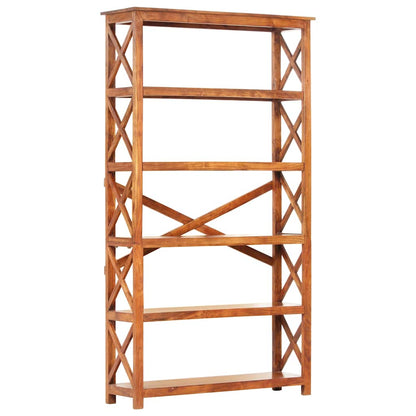 vidaXL Bookshelf 100x30x180 cm Solid Acacia Wood Honey Finish