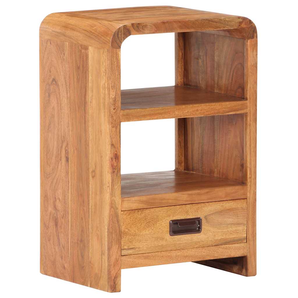 vidaXL Bedside Table 40x30x60 cm Solid Acacia Wood Honey Finish