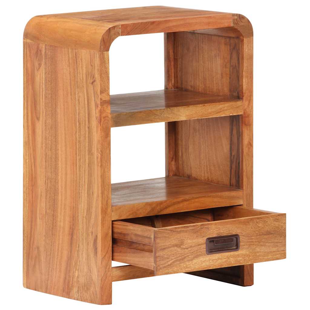 vidaXL Bedside Table 40x30x60 cm Solid Acacia Wood Honey Finish