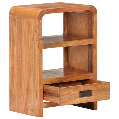 vidaXL Bedside Table 40x30x60 cm Solid Acacia Wood Honey Finish