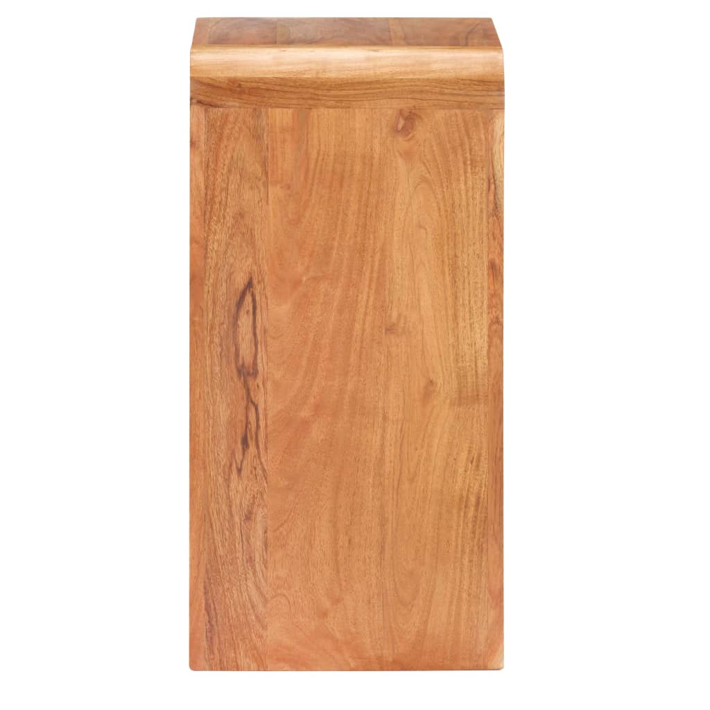 vidaXL Bedside Table 40x30x60 cm Solid Acacia Wood Honey Finish
