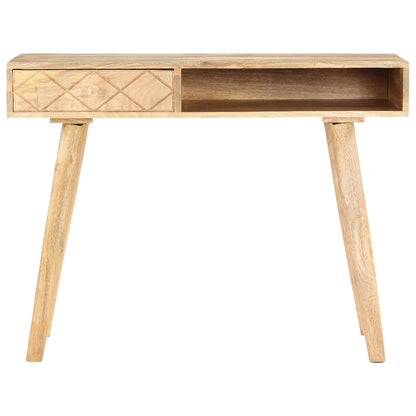 vidaXL Dressing Table | Natural Mango Wood | Solid Mango Wood | Medium