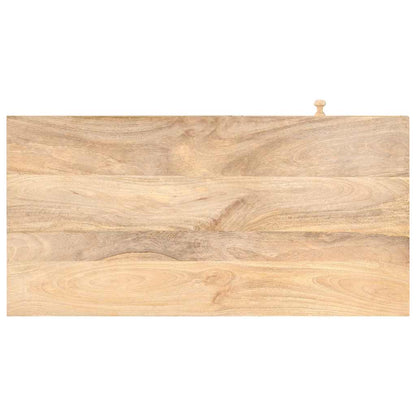 vidaXL Dressing Table | Natural Mango Wood | Solid Mango Wood | Medium