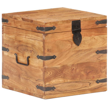 vidaXL Chest | Natural wood | Solid Acacia wood | Small | Chest | Square