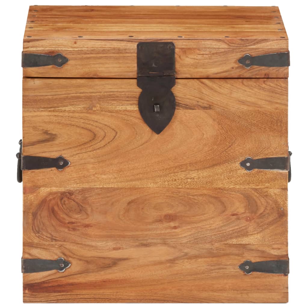 vidaXL Chest | Natural wood | Solid Acacia wood | Small | Chest | Square