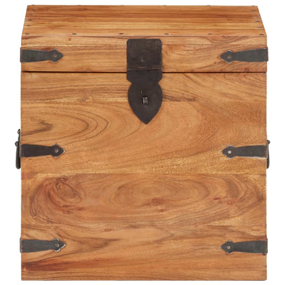 vidaXL Chest | Natural wood | Solid Acacia wood | Small | Chest | Square