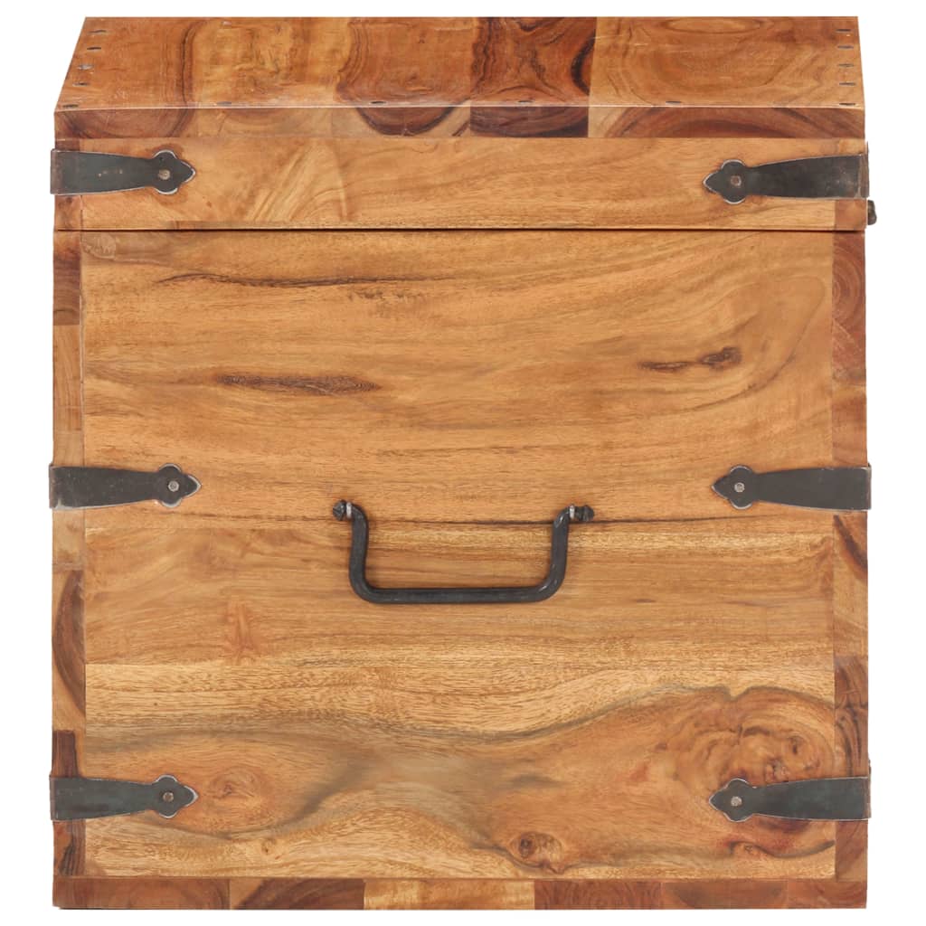 vidaXL Chest | Natural wood | Solid Acacia wood | Small | Chest | Square