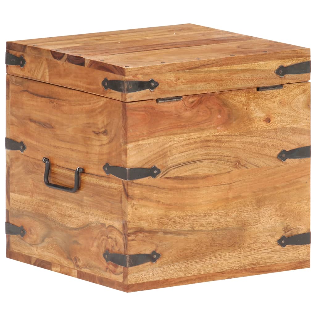 vidaXL Chest | Natural wood | Solid Acacia wood | Small | Chest | Square