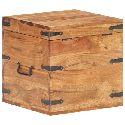 vidaXL Chest | Natural wood | Solid Acacia wood | Small | Chest | Square