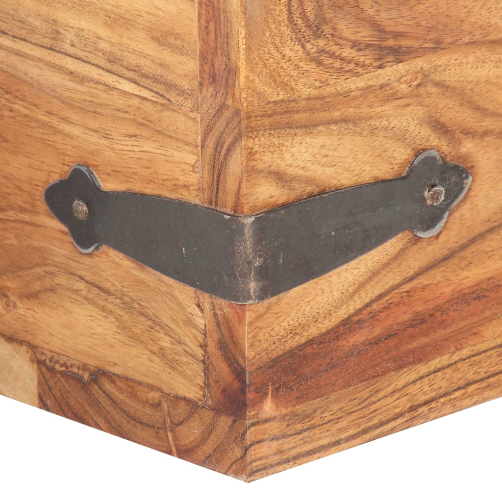 vidaXL Chest | Natural wood | Solid Acacia wood | Small | Chest | Square