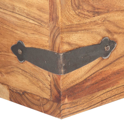 vidaXL Chest | Natural wood | Solid Acacia wood | Small | Chest | Square