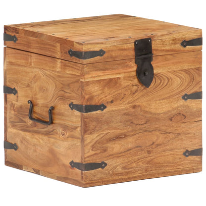 vidaXL Chest | Natural wood | Solid Acacia wood | Small | Chest | Square