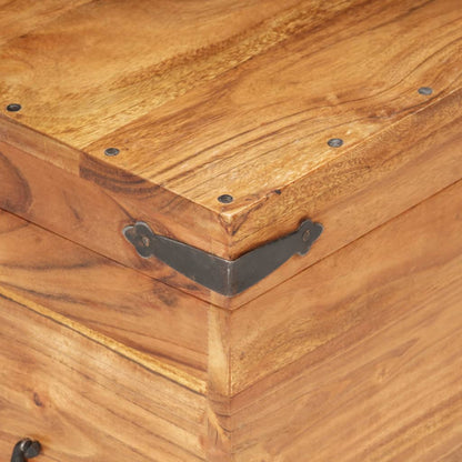 vidaXL Chest 90x40x40 cm Solid Acacia Wood