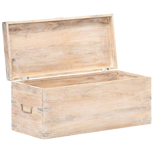 vidaXL Chest 90x40x40 cm Solid Acacia Wood
