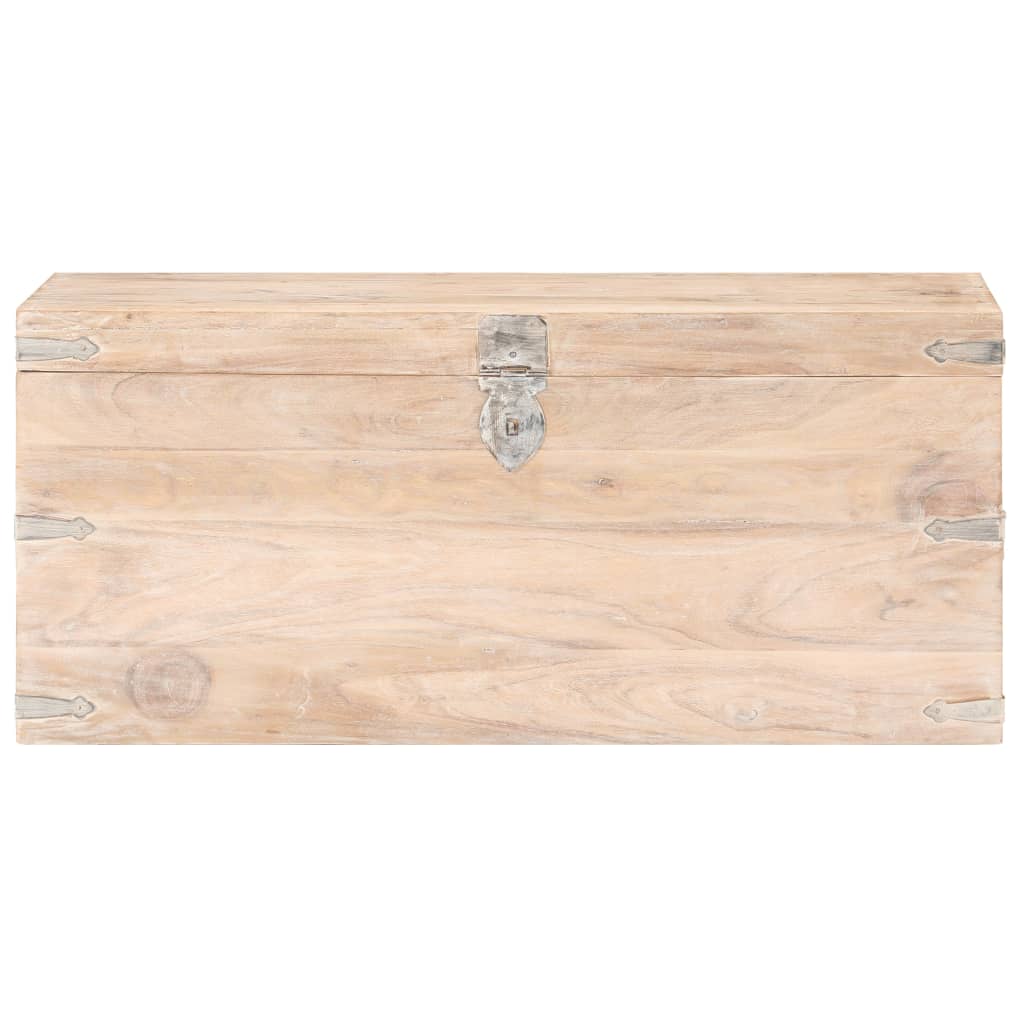 vidaXL Chest 90x40x40 cm Solid Acacia Wood