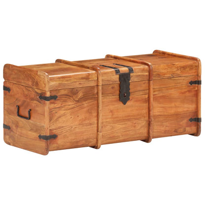 vidaXL Storage Chest 90x40x40 cm Solid Acacia Wood
