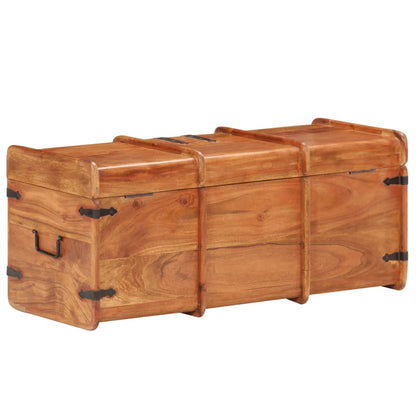vidaXL Storage Chest 90x40x40 cm Solid Acacia Wood