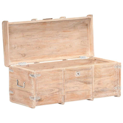 289644 vidaXL Storage Chest 90x40x40 cm Solid Acacia Wood