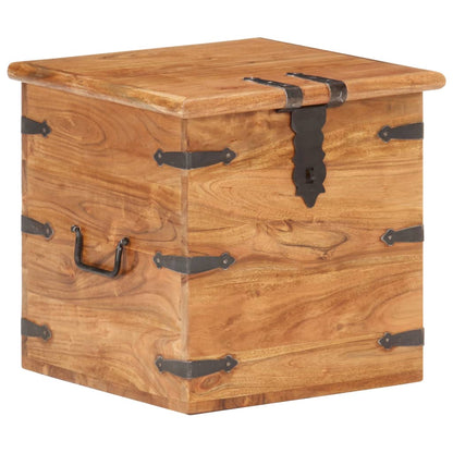vidaXL Chest 40x40x40 cm Solid Acacia Wood
