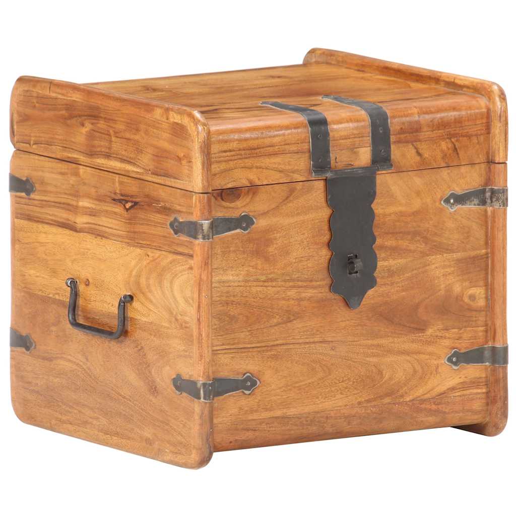 289647 vidaXL Chest 40x40x40 cm Solid Acacia Wood