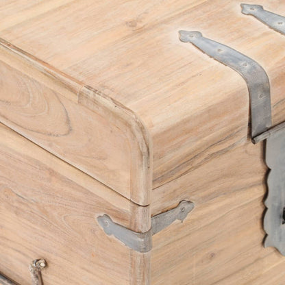 vidaXL Chest 40x40x40 cm Solid Acacia Wood