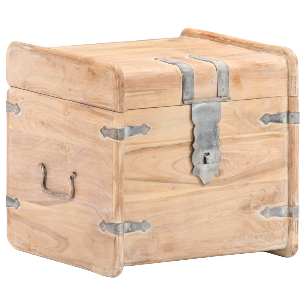 vidaXL Chest 40x40x40 cm Solid Acacia Wood