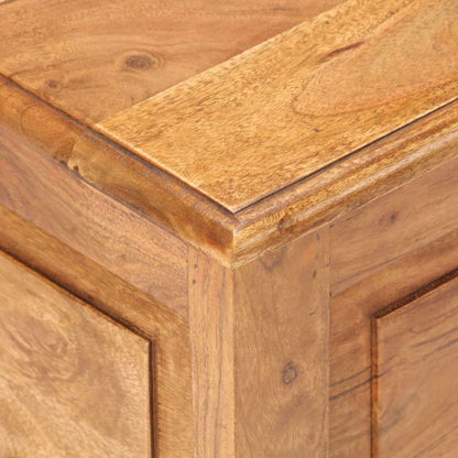 vidaXL Chest | Natural wood | Solid acacia wood | Small | Storage Chest | Square