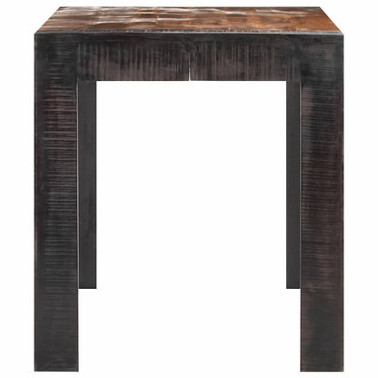 vidaXL Dining Table | Natural wood tone and black | Solid rough mango wood