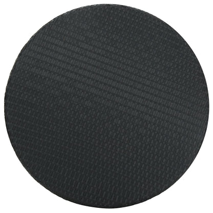 vidaXL Garden Table | Black | PE Rattan | Lightweight | Garden Table | Round