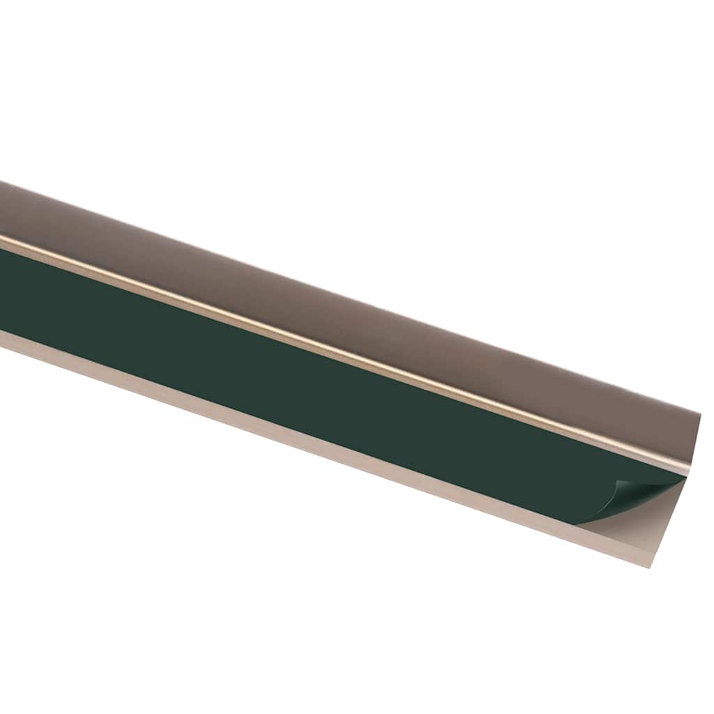 vidaXL Stair Nosings in L-shape 15 pcs Aluminium 90 cm Brown