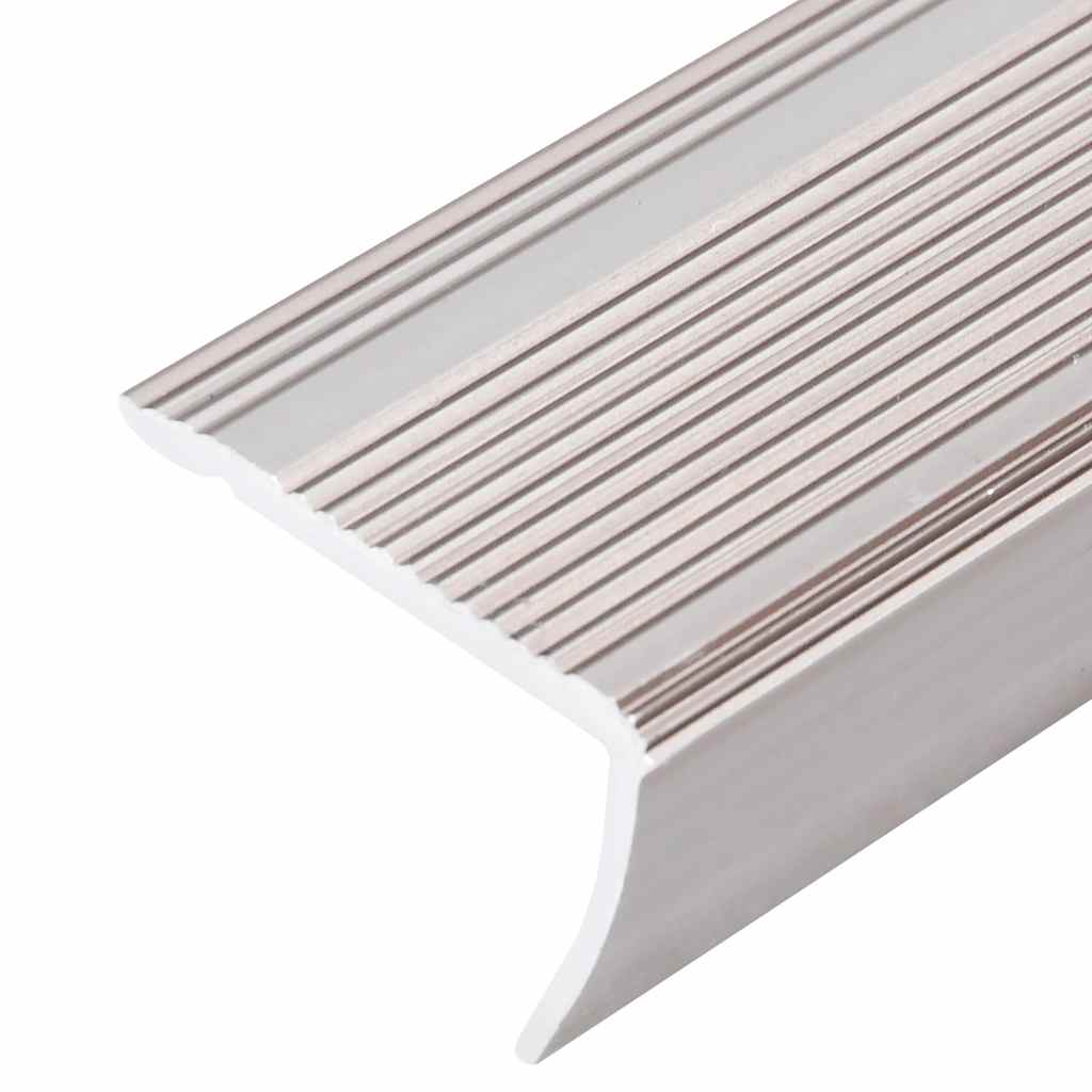 vidaXL Stair Nosings in L-shape 15 pcs Aluminium 90 cm Champagne