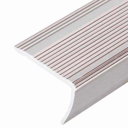 vidaXL Stair Nosings in L-shape 15 pcs Aluminium 90 cm Champagne