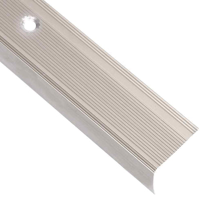 vidaXL Stair Nosings in L-shape 15 pcs Aluminium 100 cm Champagne