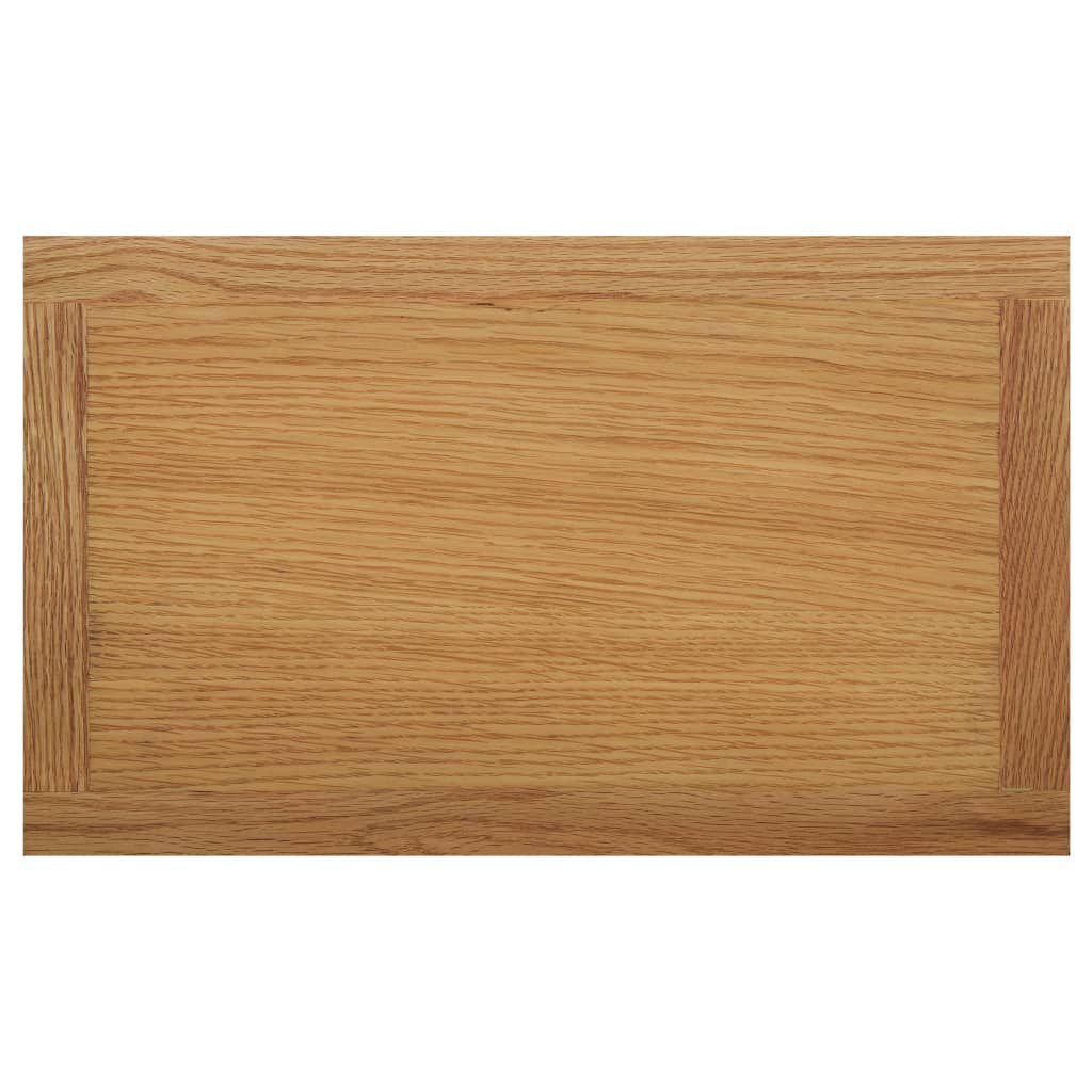 vidaXL Magazine Table 45x27x42 cm Solid Oak Wood