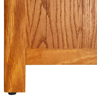 289186 vidaXL Bookcase 45x22,5x82 cm Solid Oak Wood