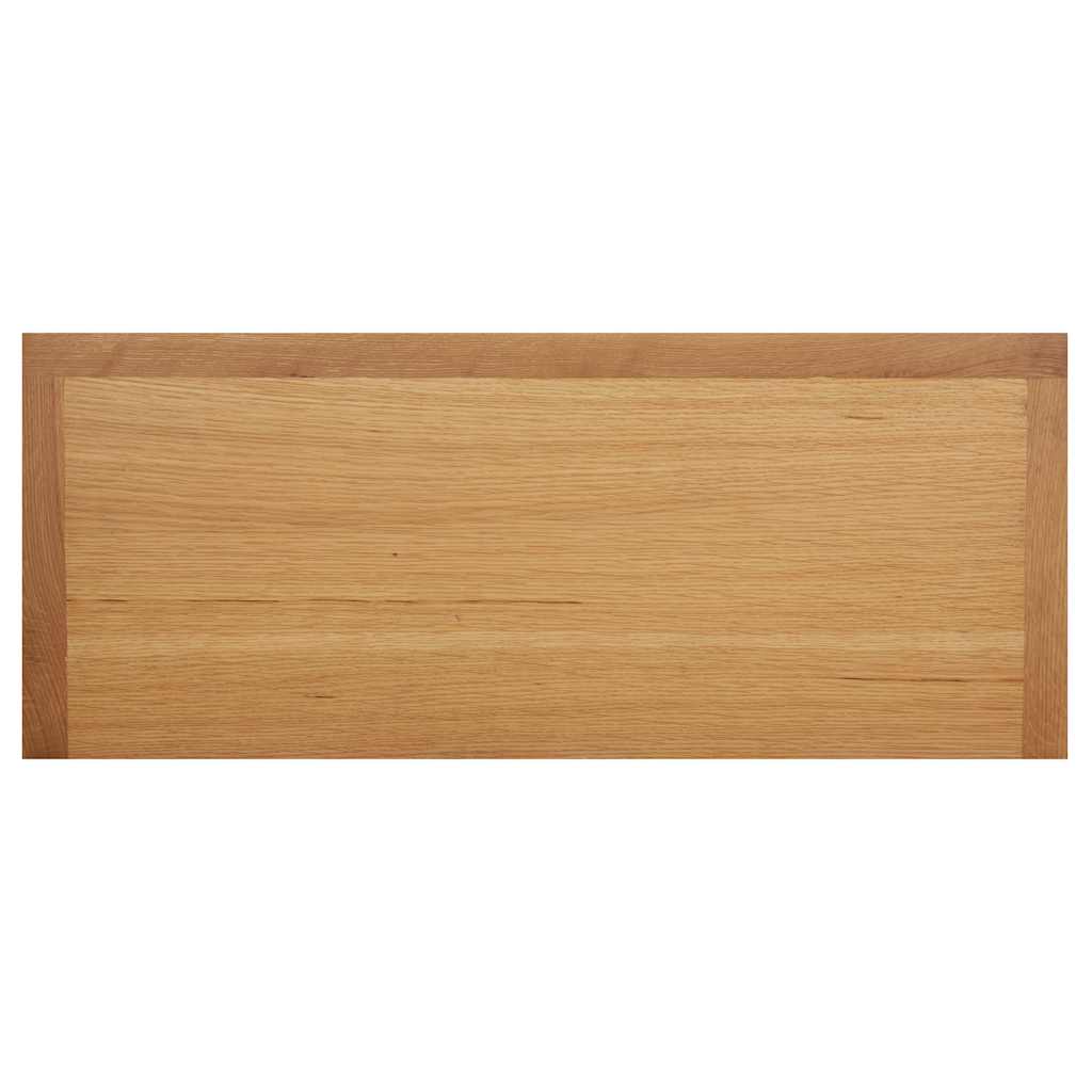 vidaXL Shoe Rack 90x37x45 cm Solid Oak Wood