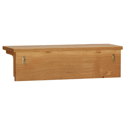 vidaXL Coat Rack 60x16x16 cm Solid Oak Wood