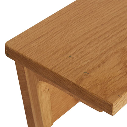 vidaXL Coat Rack 60x16x16 cm Solid Oak Wood