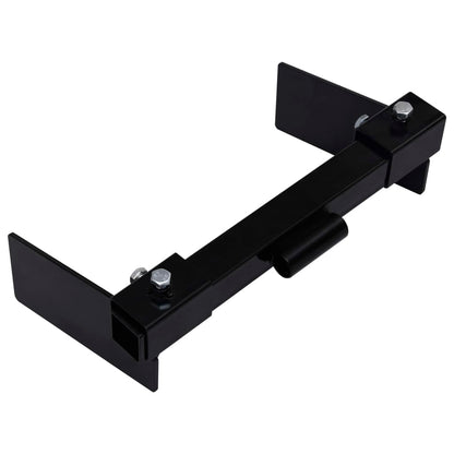 vidaXL Snow Plow Adapter for Lawn Mower Black