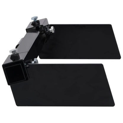 vidaXL Snow Plow Adapter for Lawn Mower Black