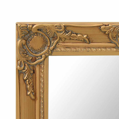 320309 vidaXL Wall Mirror Baroque Style 50x40 cm Gold