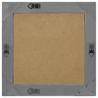 vidaXL Wall Mirror Baroque Style 50x50 cm Black
