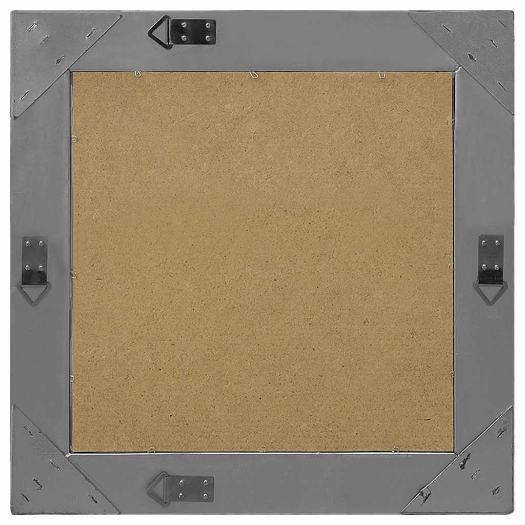 320315 vidaXL Wall Mirror Baroque Style 50x50 cm Black