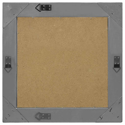 320315 vidaXL Wall Mirror Baroque Style 50x50 cm Black
