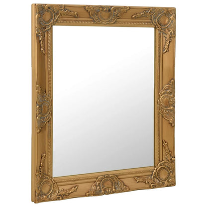320317 vidaXL Wall Mirror Baroque Style 50x60 cm Gold