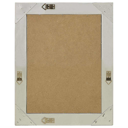 320318 vidaXL Wall Mirror Baroque Style 50x60 cm Silver
