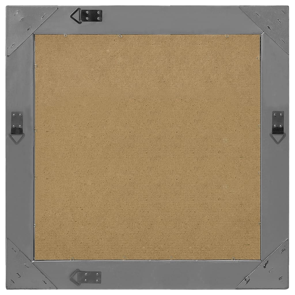 vidaXL Wall Mirror Baroque Style 60x60 cm Black