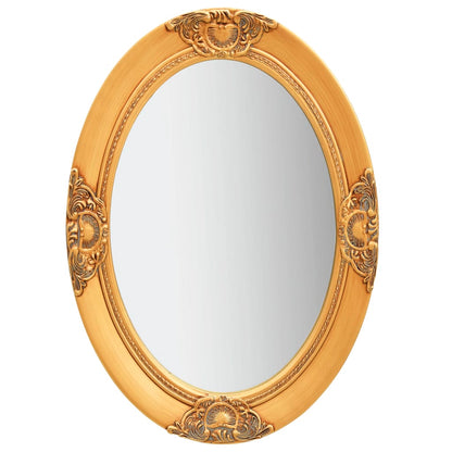 vidaXL Wall Mirror Baroque Style 50x70 cm Gold