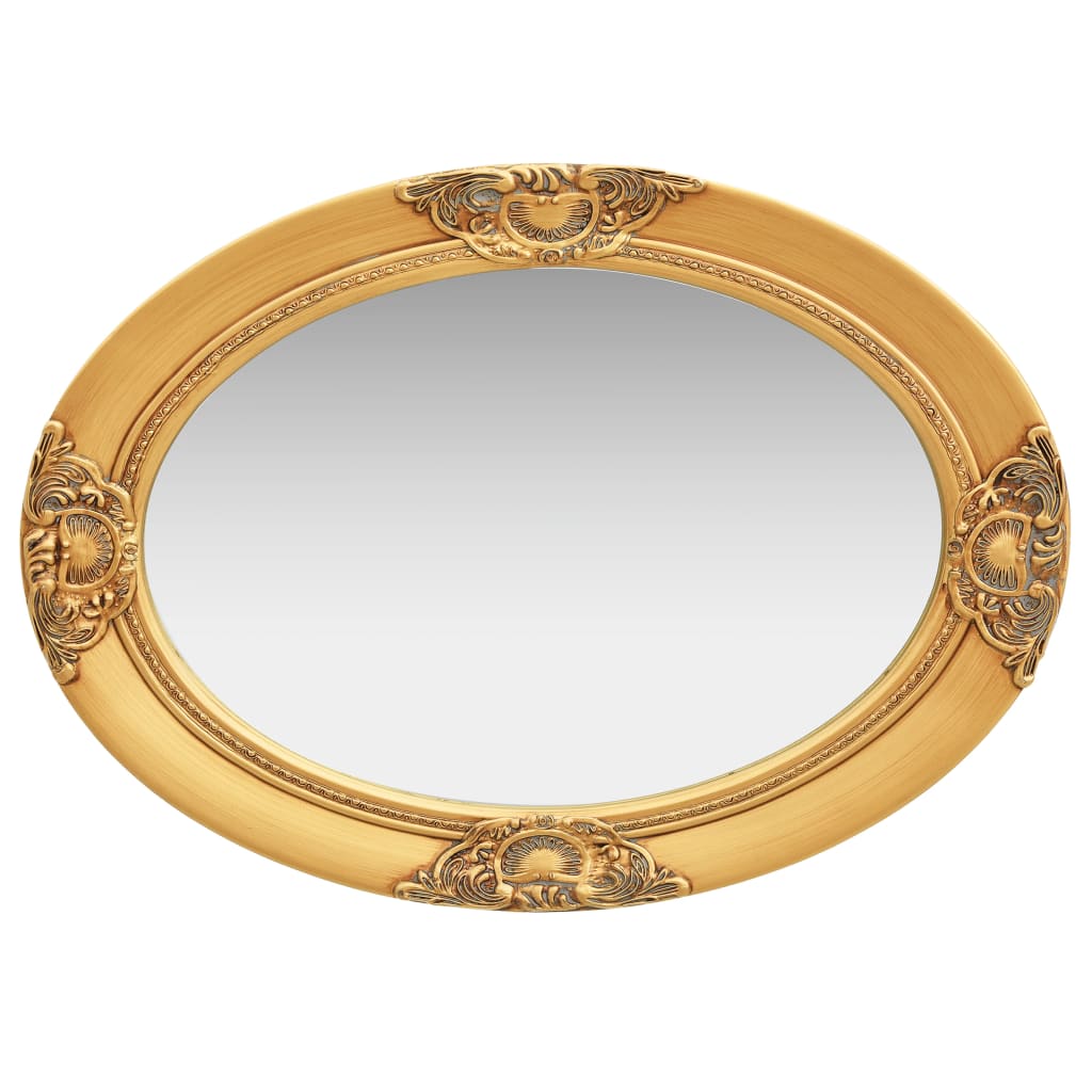 vidaXL Wall Mirror Baroque Style 50x70 cm Gold